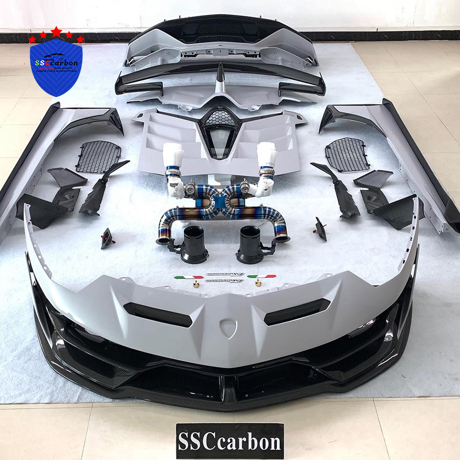 Lamborghini Aventador Converts 1:1 SVJ High Quality Dry Carbon Body Kit