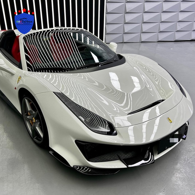 Ferrari 488 Pista conversion with dry carbon body kit