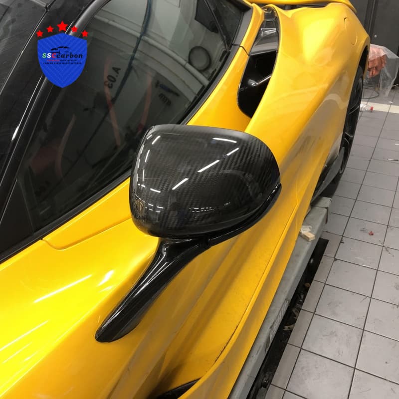 McLaren 720 rear view mirror