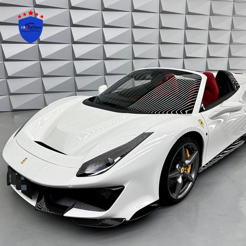 Ferrari 488 Pista conversion with dry carbon body kit