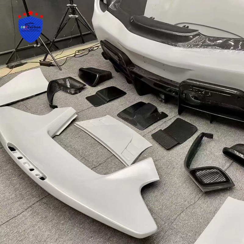 Ferrari 488 Pista conversion with dry carbon body kit