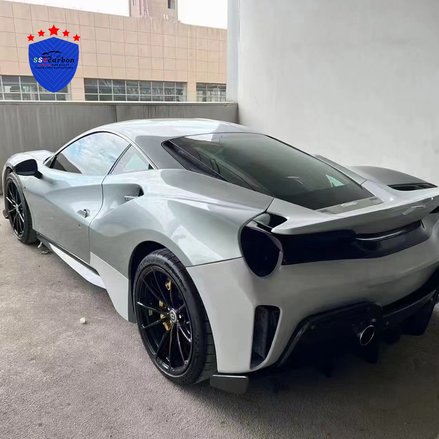 Ferrari 488 Convert 1:1 High Quality Dry Carbon Pista Body Kit