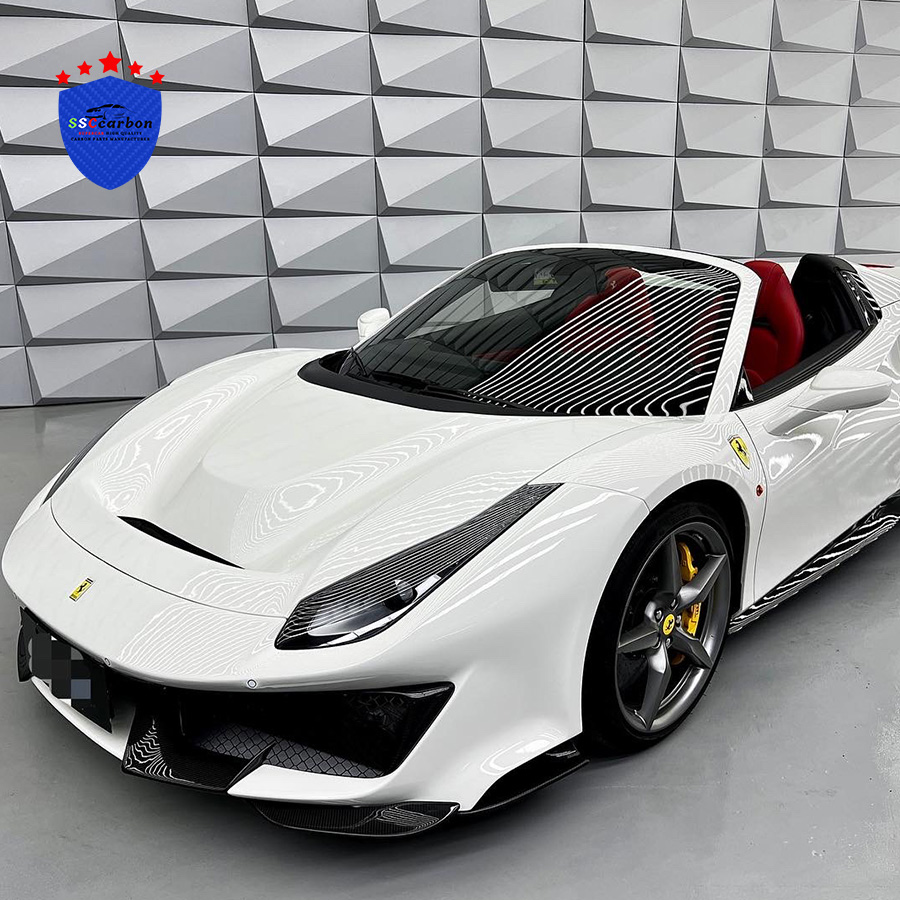 Ferrari 488 Convert 1:1 High Quality Dry Carbon Pista Body Kit