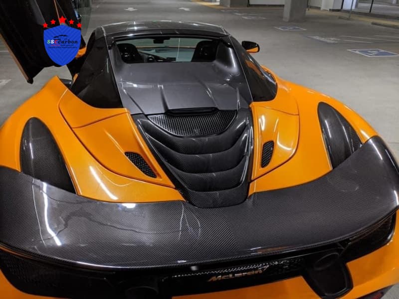 McLaren 720 OEM Spider rear hood