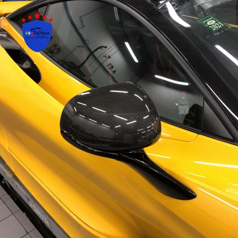 McLaren 720 rear view mirror