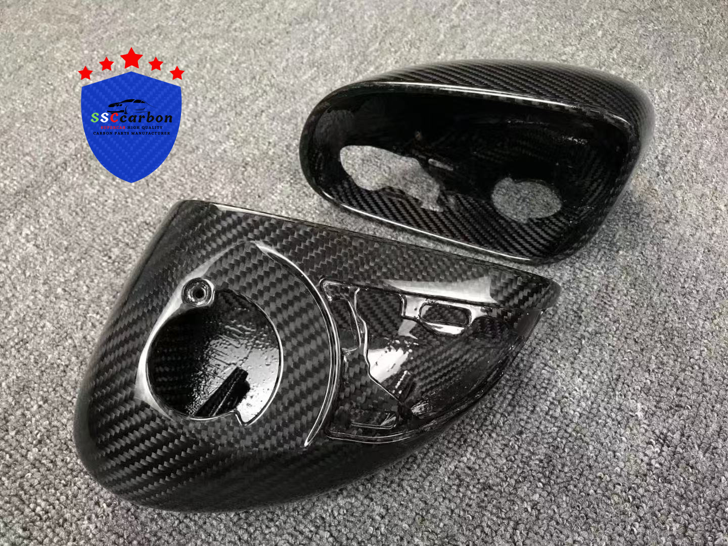 McLaren MP4-12C Dry Carbon Fiber Mirror Covers