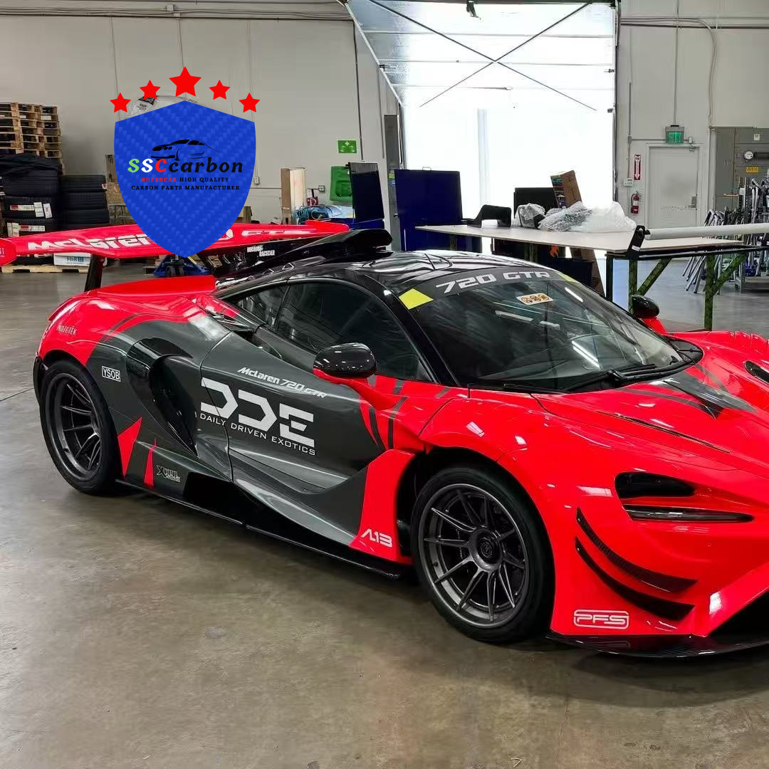 McLaren 720S Upgraded with McLaren 720GTR Dry Carbon Widebody Kit