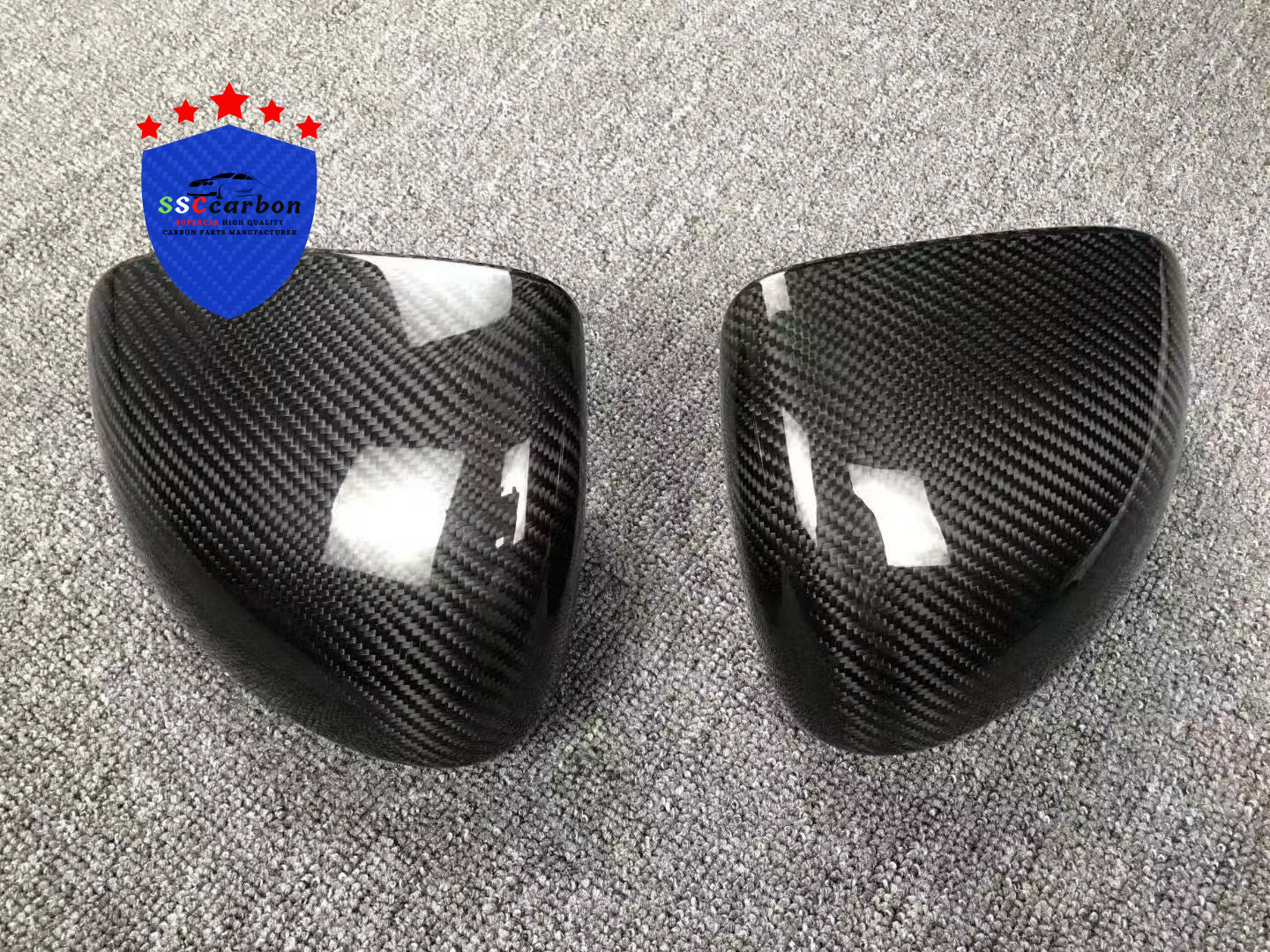 McLaren MP4-12C Dry Carbon Fiber Mirror Covers