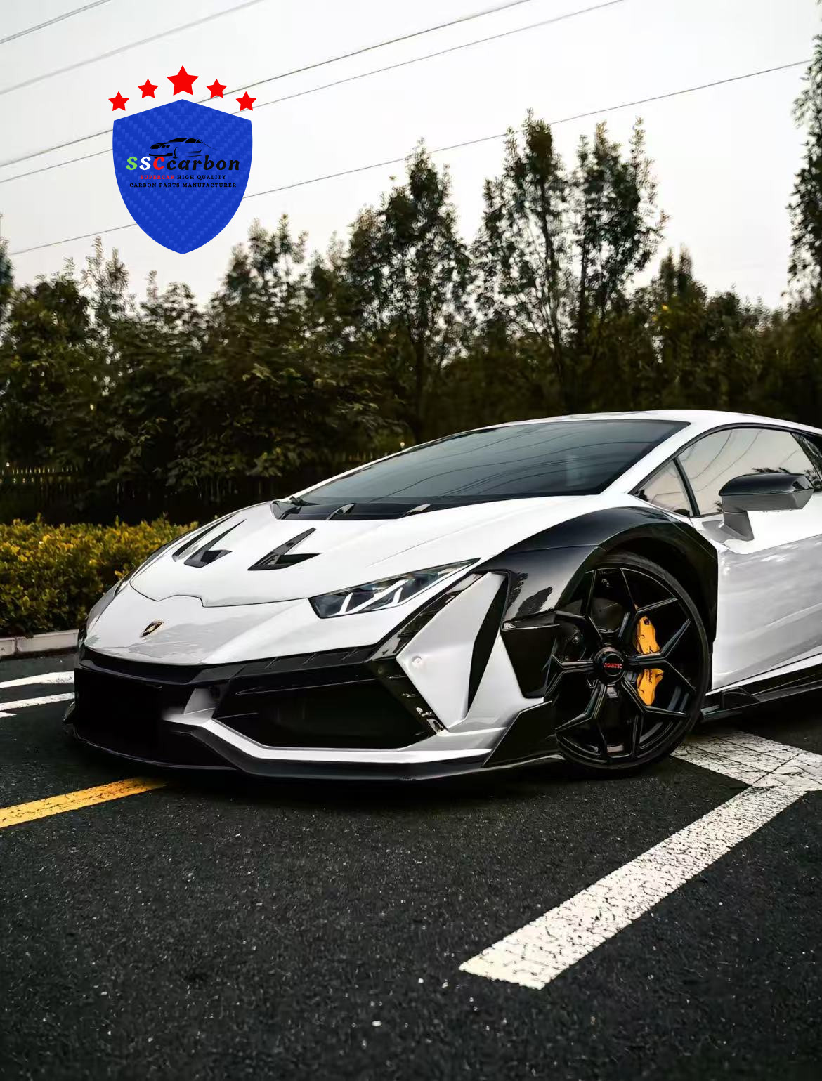 Lamborghini Huracan Upgraded with Darwin Dry Carbon Body Kit