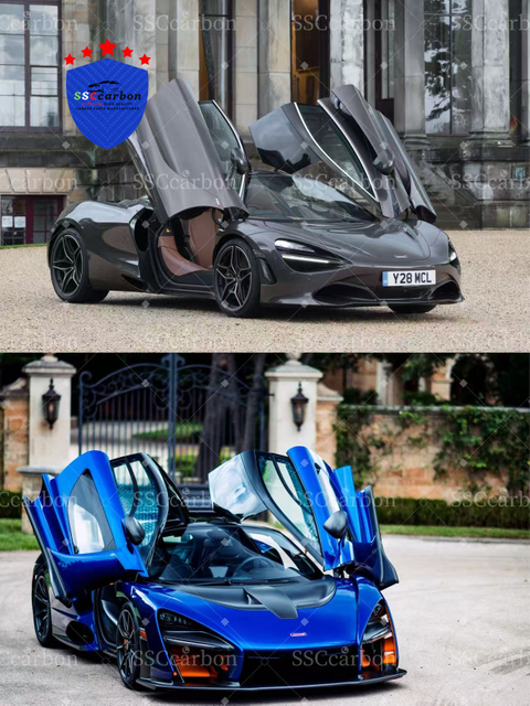 McLaren 720S Upgraded with A 1:1 McLaren Senna Dry Carbon Fiber Body Kit