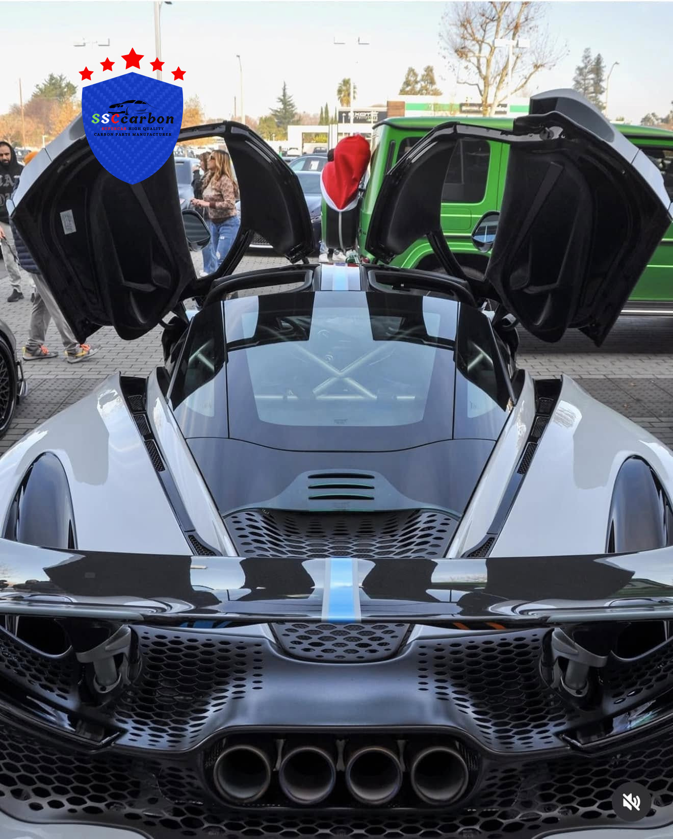 McLaren 720S Coupe with 765LT Engine Bay Air Intake