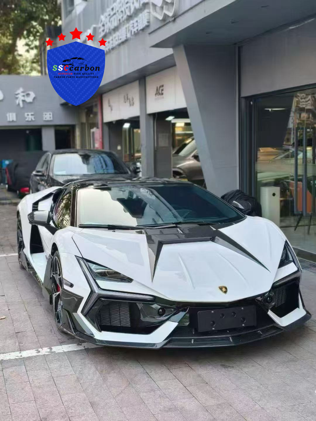 Lamborghinni Revuelto to Mansory Dry carbon body kit