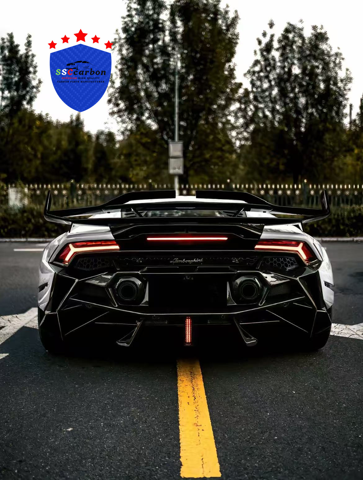 Lamborghini Huracan Upgraded with Darwin Dry Carbon Body Kit