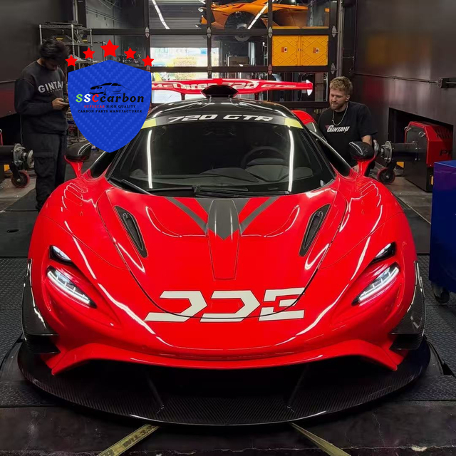 McLaren 720S Upgraded with McLaren 720GTR Dry Carbon Widebody Kit
