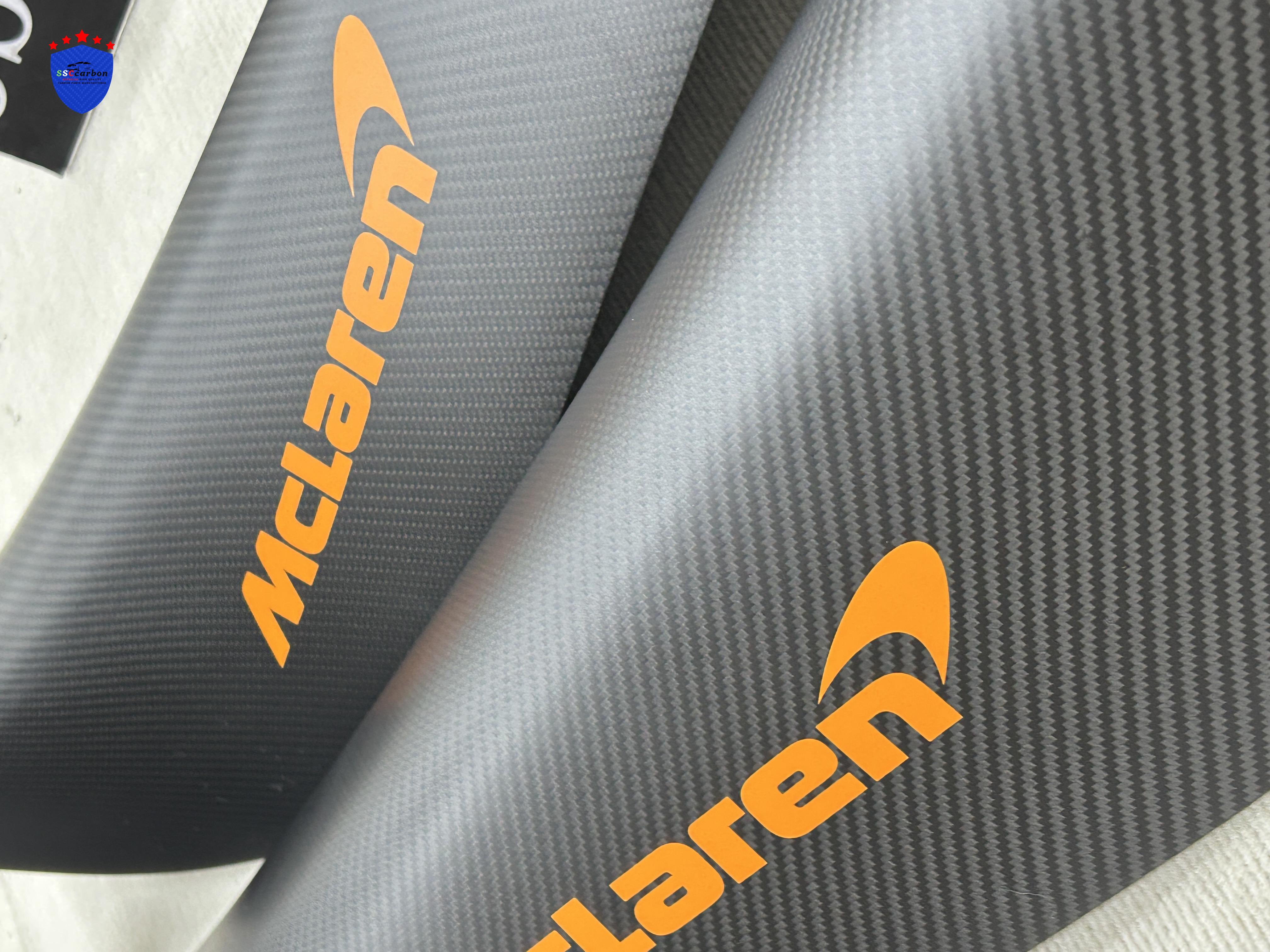 McLaren 540c/570s/570gt/600lt Matte-finish dry-carbon door sills